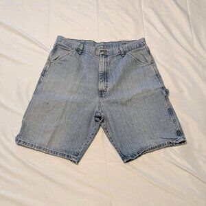 Vintage Wrangler Denim Carpenter Shorts Men's Size 36